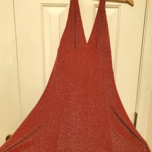 Red sparkling dress by Carabella, size medium